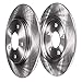 Detroit Axle - Brake Kit for 4WD 5-Lug 1999-2003 Ford F-150 Brake Disc Rotors and Ceramic Brakes Pads 2000 2001 2002 Front and Rear Replacement