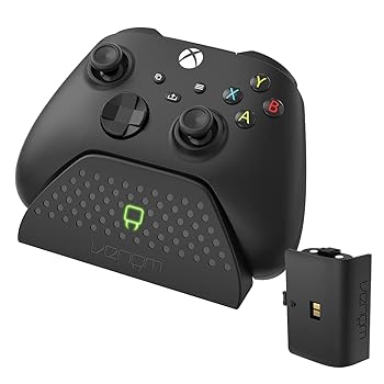 Venom Charging Dock with Rechargeable Battery Pack Black
