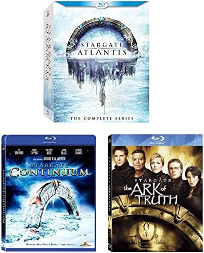 Ultimate Stargate Blu-ray Collection - Stargate Atlantis: The Complete Series (Season 1, 2, 3, 4, 5) / Stargate: Continuum / Stargate: Ark of Truth [TV Series & Movie Collection]