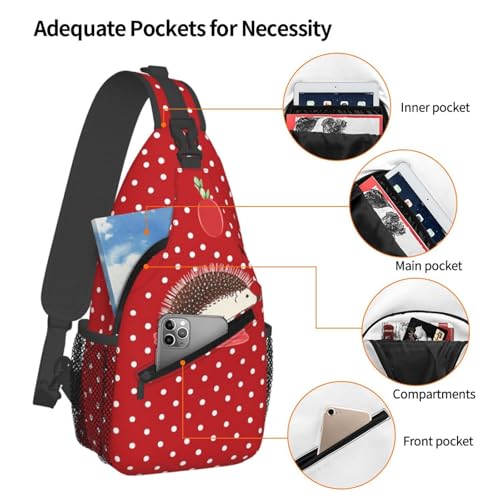 Pequeña mochila de tirantes cruzados para senderismo miniatura 4