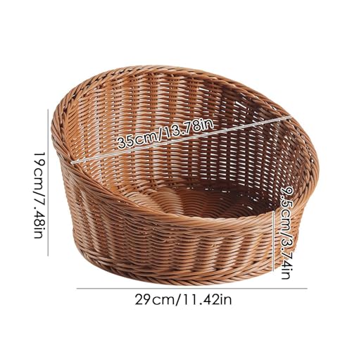 Cesta de exhibición de pan para mesa de desayuno y buffet 6