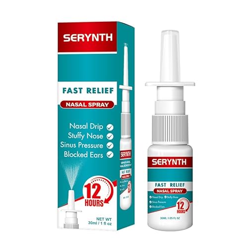 Nasal Spray (30ML- Breathing Aid for Blocked Nose, Supports Relief from Rhinitis, Bacteria, Dust
