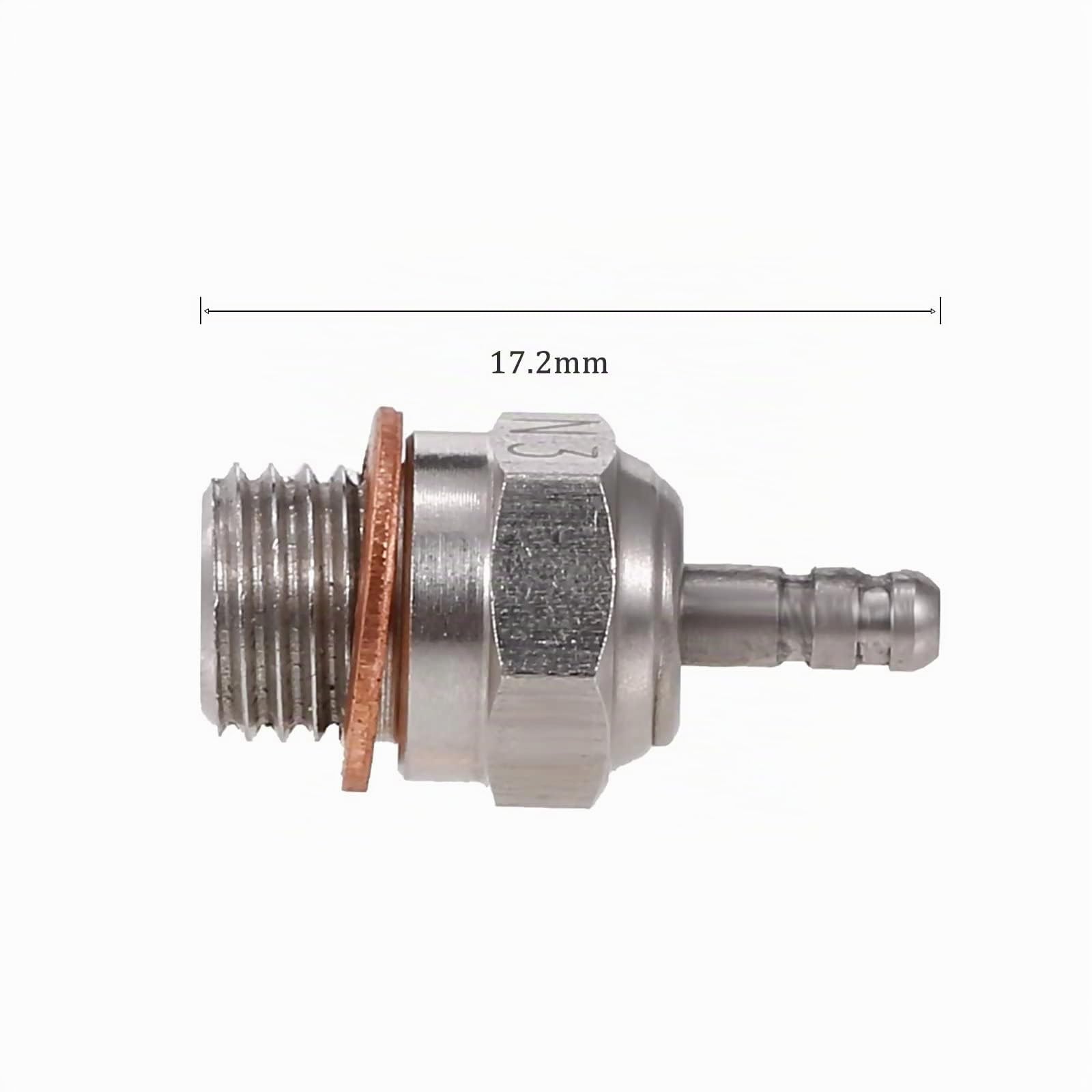 WANGCL 2 PZ RC Glow Plug Nitro Glow Plug N3 per 1/10 RC Auto Camion Buggy Compatibile con Traxxas Kyosho HSP HPI Redcat