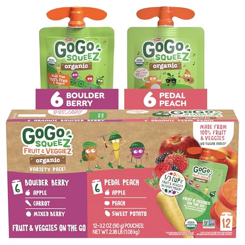 GoGo squeeZ Organic VeggieZ Pack