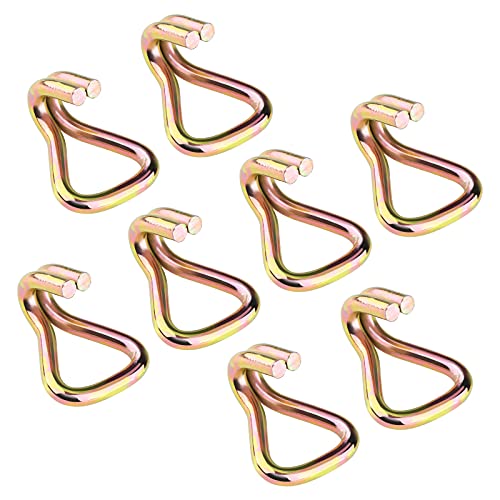 Produktfoto von LOVIVER 8 Stücke Universal Ratsche Strap J Haken Ersatz Binden J-Haken für Rasenausrüstung, bewegliche Geräte,&hellip;