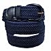 Luxury Divas Navy Blue Braided Elastic Stretch Belt Size Medium