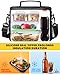 SafeDelux Insulated Lunch Bag with Combination Lock - Durable, Leakproof, Soft Cooler Bag with Adjustable Shoulder Strap for Men Women