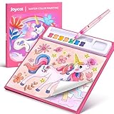 JoyCat Malbuch mit Wasserfarben für Kleinkinder ab 3-8 Jahren, Aquarell Malset für Kunst & Basteln, Lernspielzeug als Geburtstagsgeschenk für Jungen und Mädchen