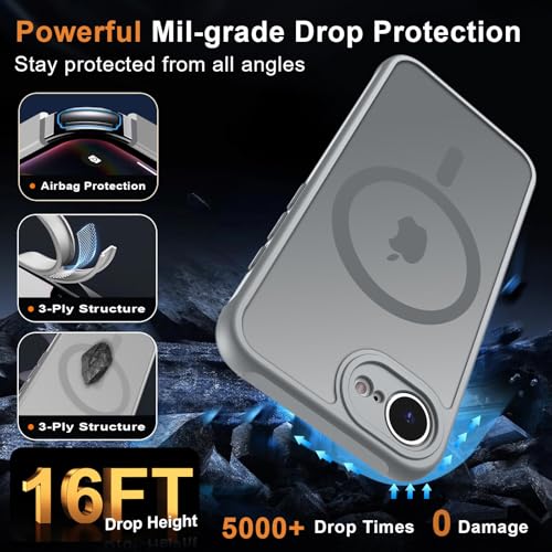 Image of MOCCA Magnetic Shockproof for iPhone 17e Case,Titanium Gray