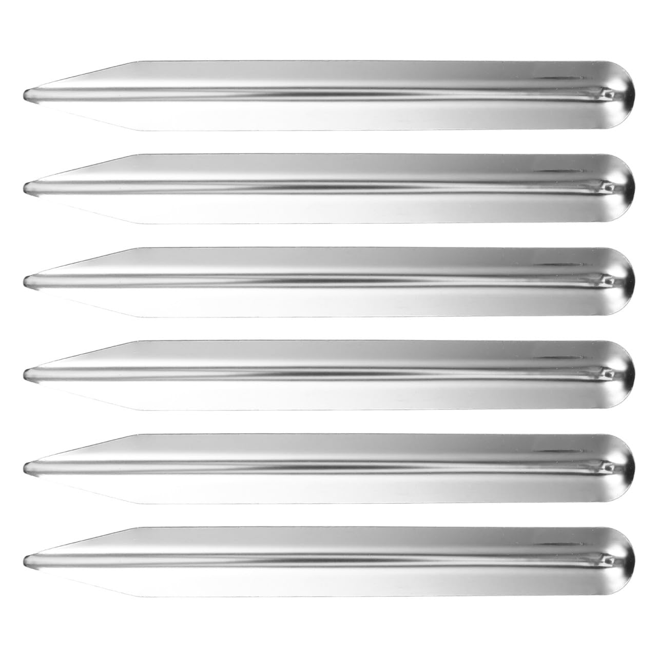 IMIKEYA 6 cucchiai da campionamento in acciaio inox con punta arrotondata per laboratorio utensili scientifici multifunzionali per chimica e