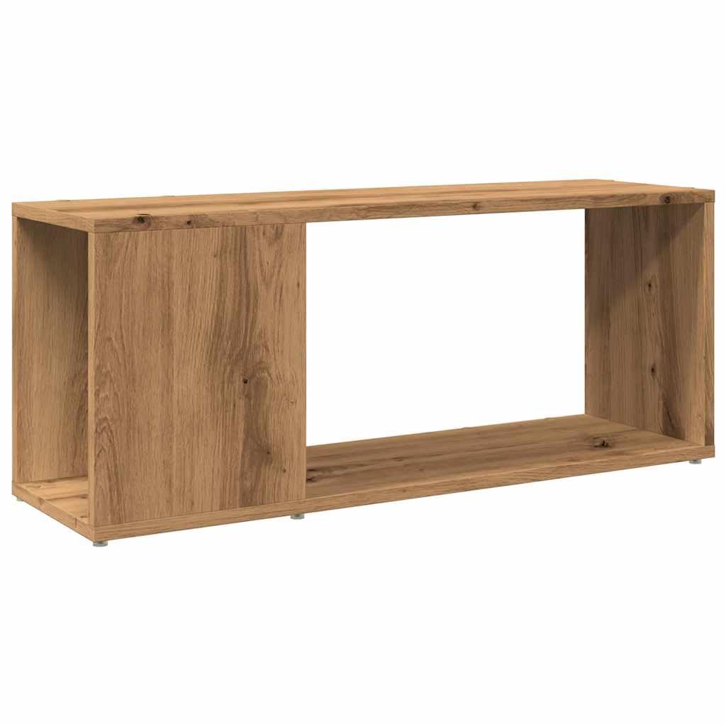 vidaXL TV Cabinet Artisan Oak 80x24x32cm Engineered Wood, TV stand, TV sideboard, hifi cabinet, TV bench, TV stand cabinet, media cabinet — image 1