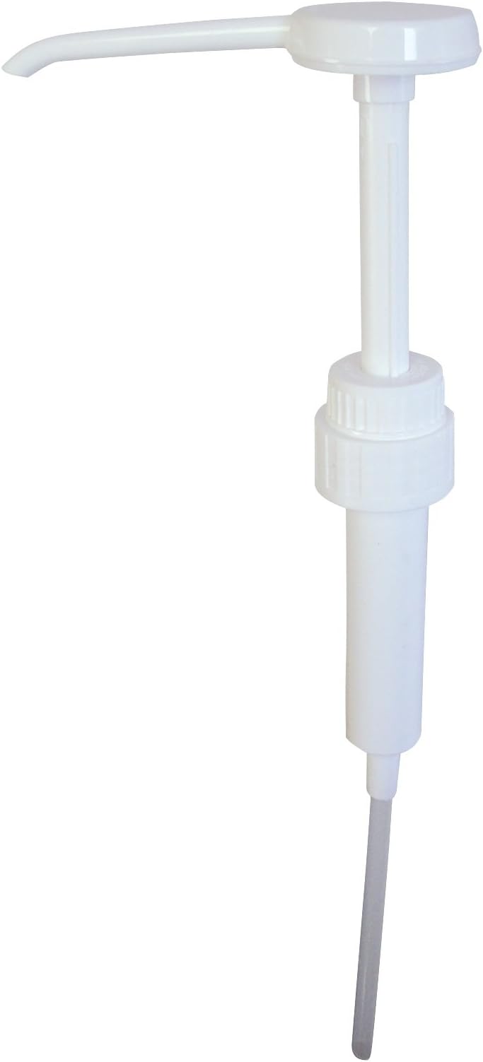38mm Pump Dispenser to Suit 5 Litre Containers - Dispenses 30ml Dose - White (One Individual)