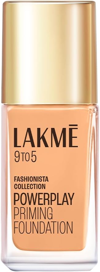 LAKMÉ 9To 5 P+M Perfect Cover Drop Full Coverage Foundation, Matte Finish For All Skin Type, 3.5Ml, 1 Count