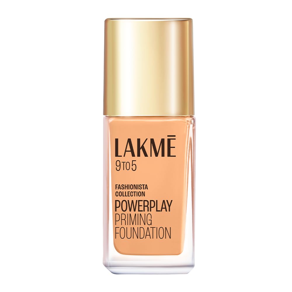 LAKMÉ 9To 5 P+M Perfect Cover Drop Full Coverage Foundation, Matte Finish For All Skin Type, 3.5Ml, 1 Count