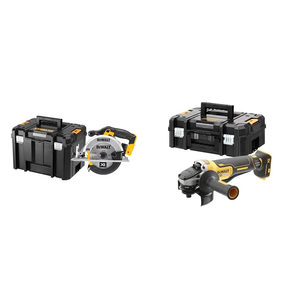 Scie Circulaire XR 18V DEWALT DCS391NT et Meuleuse Brushless DCG406NT