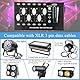 Dmx Controll Lichtmischpult, Dimmer Dmx Controller 12 Kanäle Dimmer Konsole, Mini Tragbarer Dmx512 Controller Klein Lichtpult Dmx Steuerung für Par Lights Fog Machine DJ Disco Licht Dmx Controler