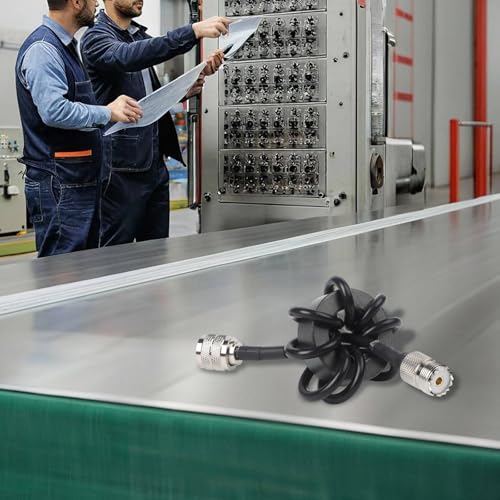 Anillo de estrangulador de onda corta HF con balun de corriente 1:1 y nucleo ferrita EM-25 4