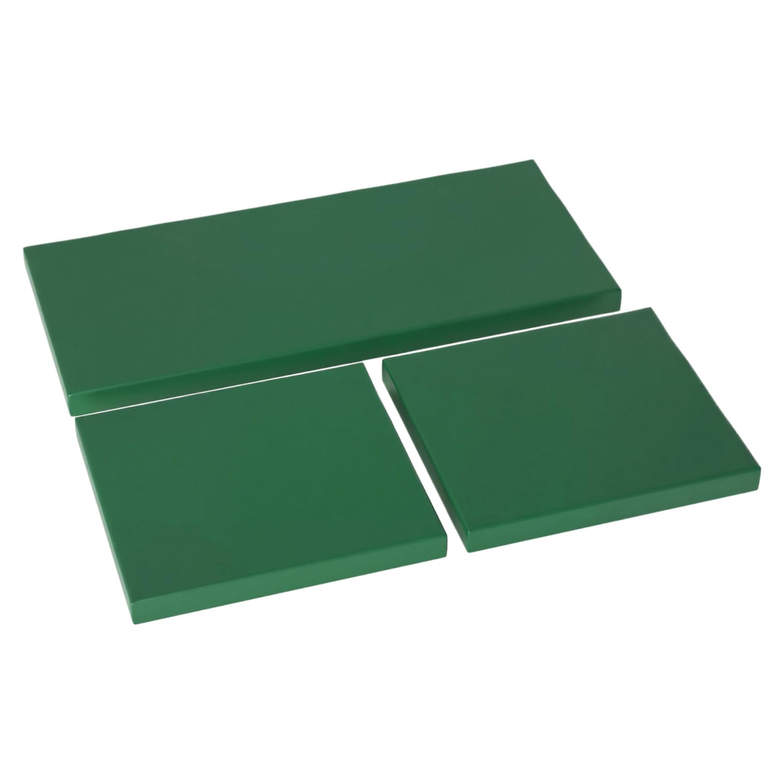 3 Pieces Replacement Cushions Set for Rattan Chairs Sofa Patio Garden Outdoor Furniture - Water Resistant, Lightweight, and Durable - Multiple Colors Rattan Furniture Cushion (Green)