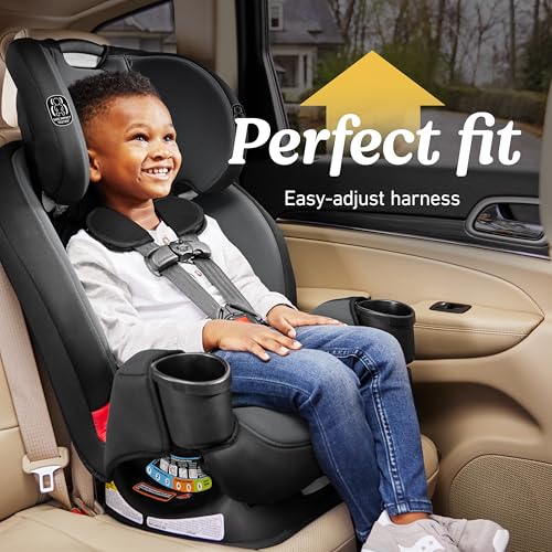 Graco® TriRide 3-in-1 Convertible Car Seat - Highback Booster, Forward & Rear Facing Modes, Suitable from Newborn to Preschooler, Perfect for Long Journeys in Redmond Color