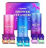 Shower Steamers, 18 Pack Set Shower Bombs with 6 Organic & Natural Fragrance, Self-Care & Relaxation Presents for Women and Men, Ideal for Personal Care and Birthday, Valentine's Day Presents