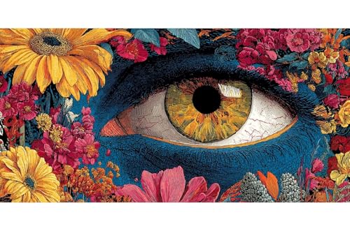 Diamond Painting Œil Grand Format 80x240cm pour Rompre la Routine