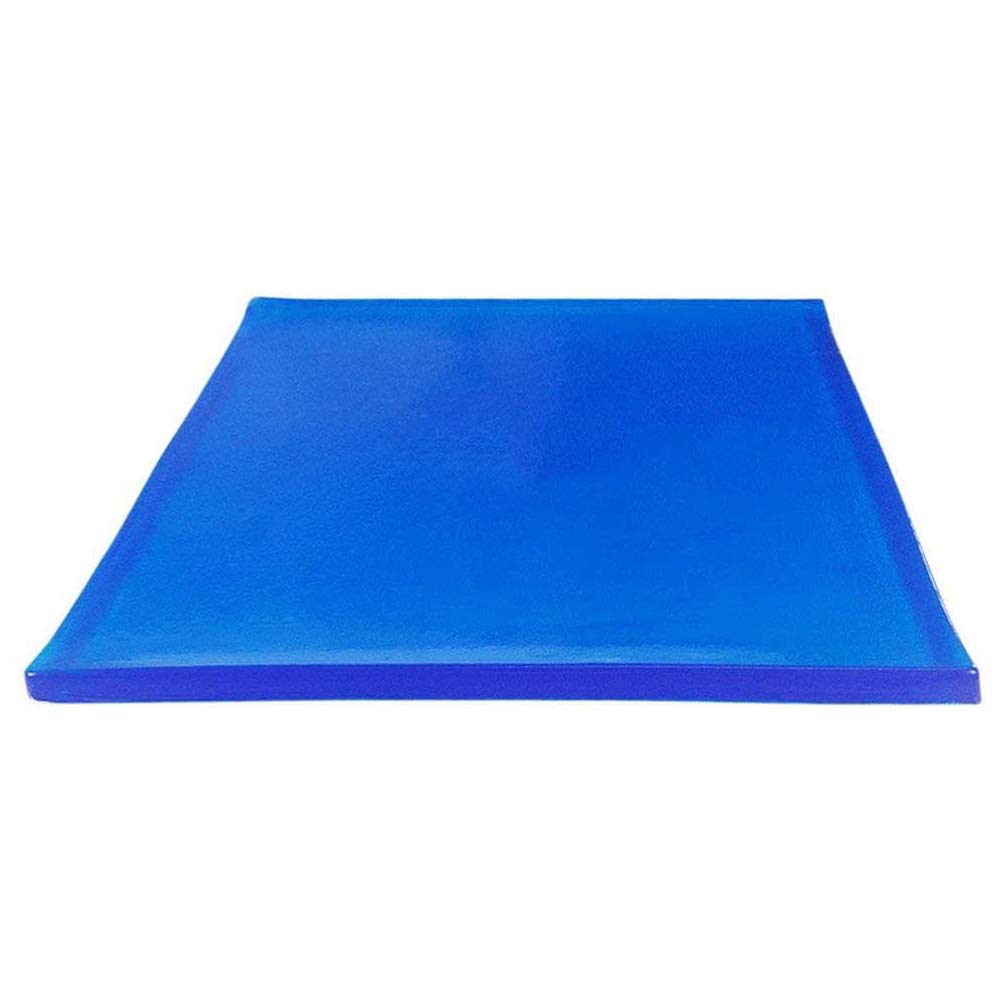 POFET Cuscino per sella della moto in gel confortevole e assorbente agli urti - Accessori - Cuscino per sella della moto (25 x 25 x 2 cm) - Blu