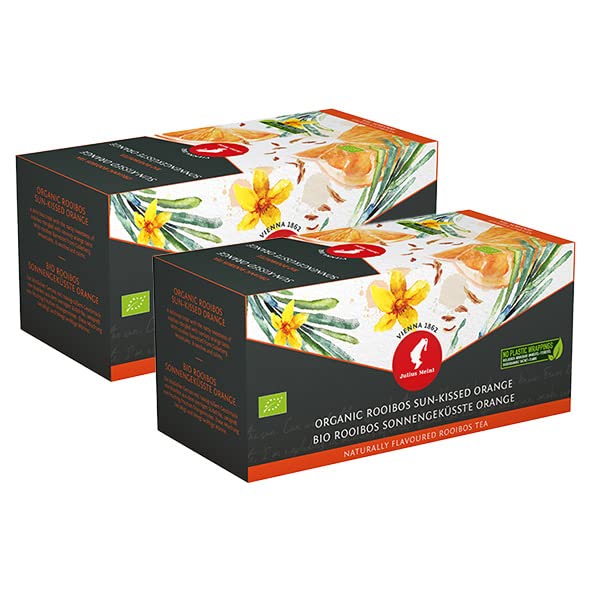 Julius Meinl Bio Sonnengek?sste Orange, 20 Pyramidenbeutel | 2er Pack