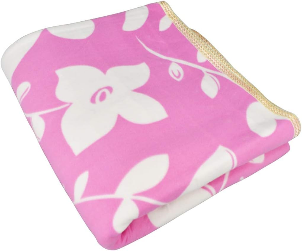 review Heated Throw - Electric Blanket Electric Heating Blanket,Electric Plush Electric Double Winter Bed Electric Security Thermostat Heated Warmer Random Color 150X120cm for Home Office (Random)