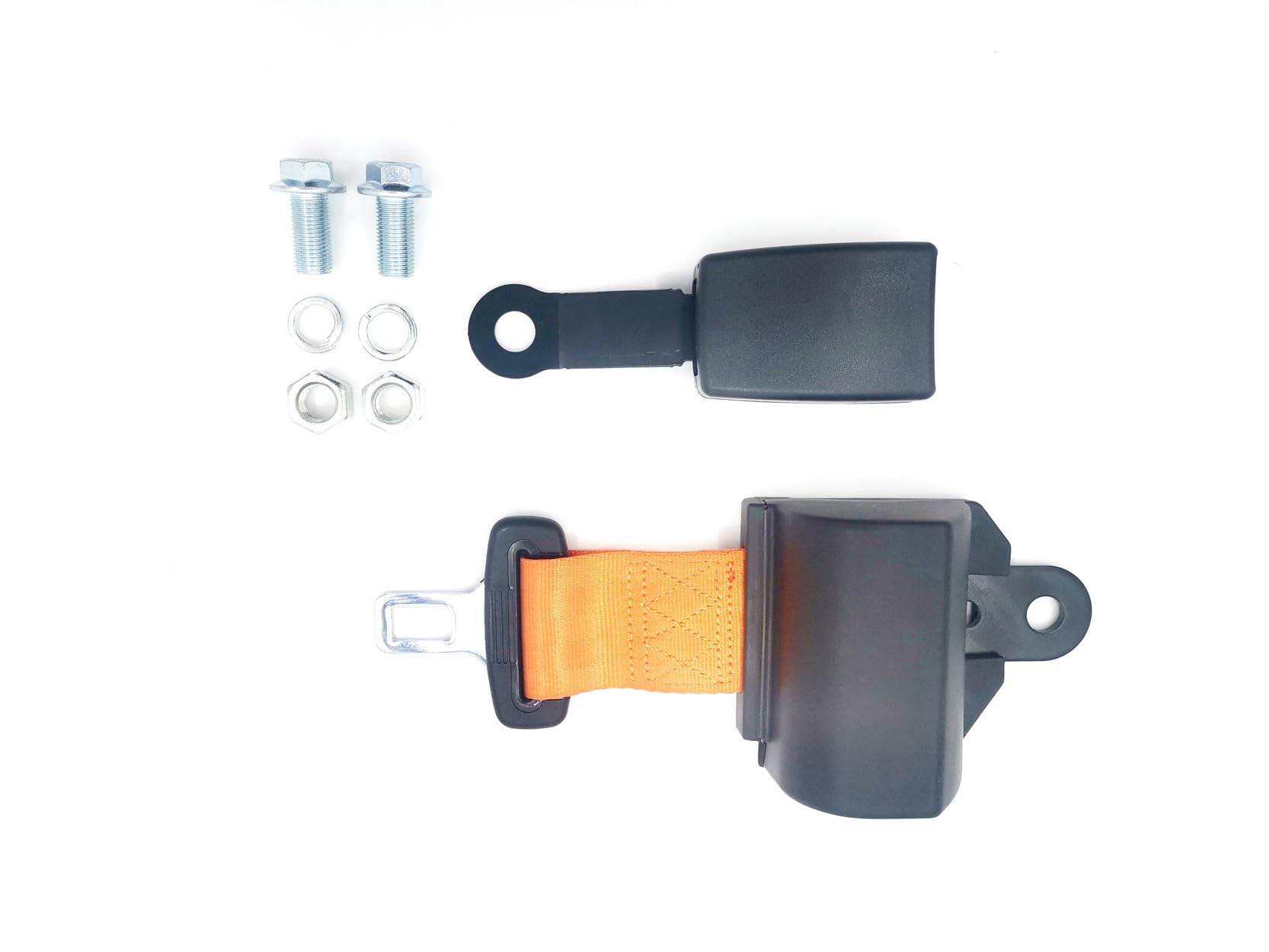 Universal Forklift Seat Belt and Fit Tractor Mower Buggy Retractable New Orange
