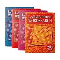 W.F. Graham Large Print Word Search Books - Over 200 Brain Teasers in each, Pack of 4 Assorted Wordsearch Puzzle Books for Adults and Kids