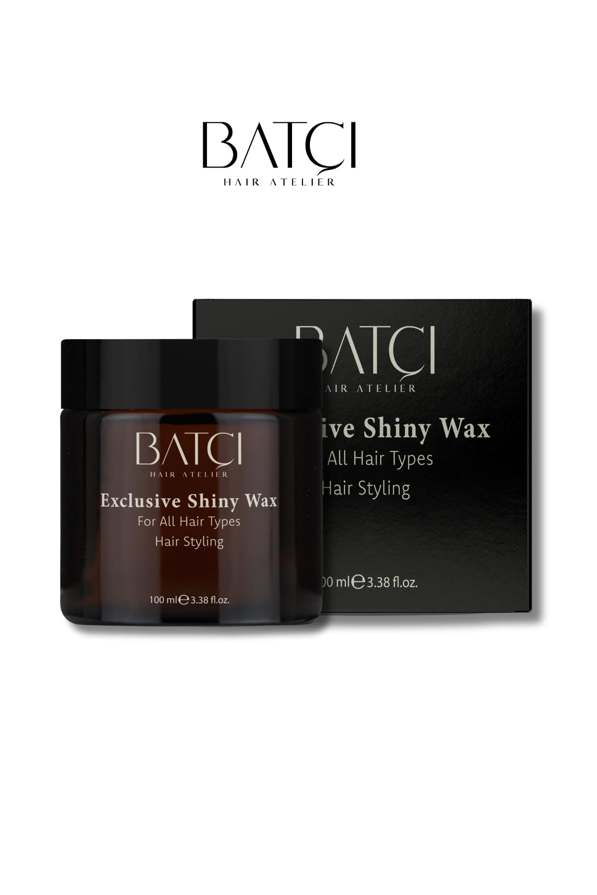 Batci Exclusive Shiny Wax Long-Lasting Radiant Shine Hair Wax, 3.38 fl oz 100ml, beige, 100 g (Pack of 1) - Image 3