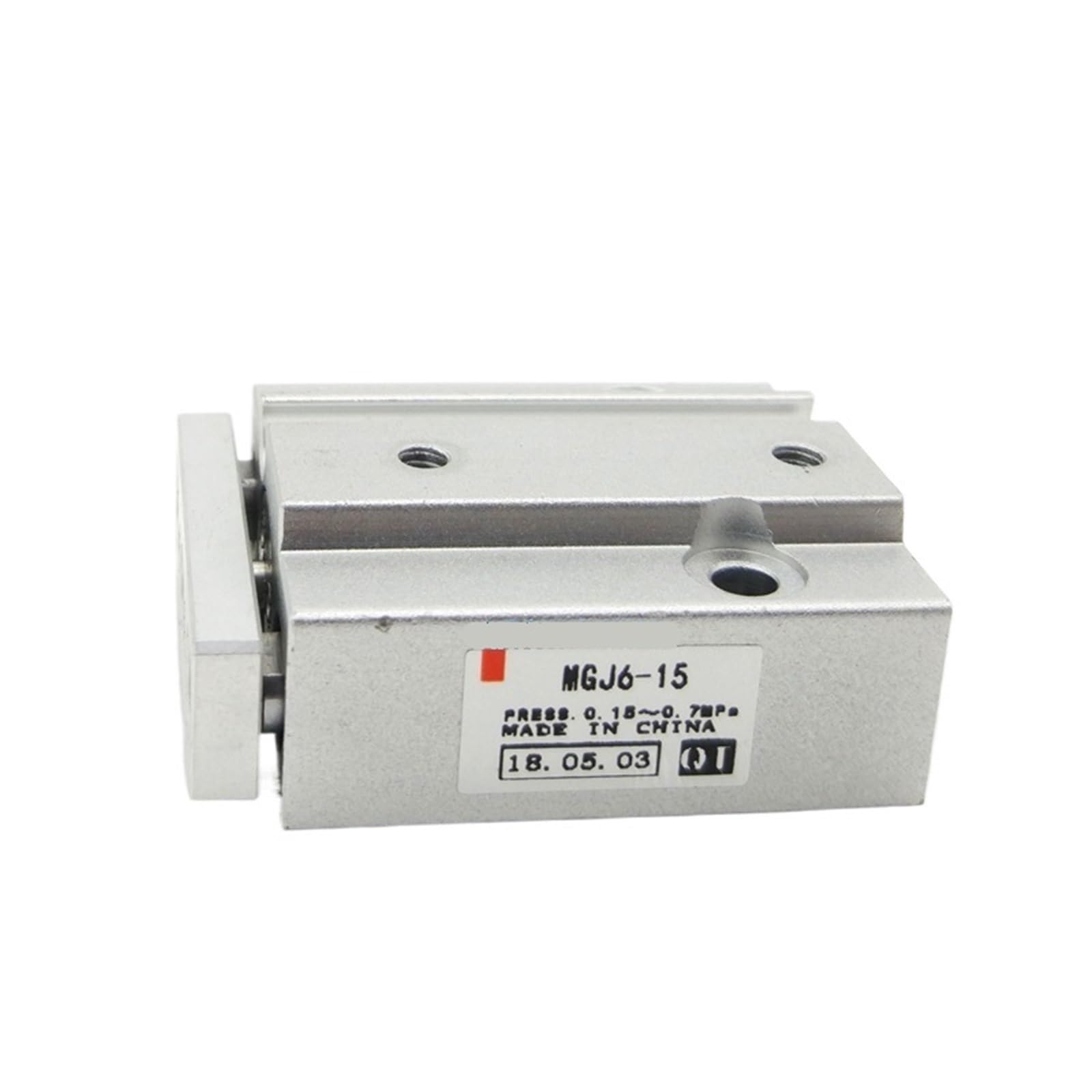 MGJ 6 10mm Miniatur Führungsstange Zylinder Pneumatische Druckluft Zylinder Typ Pneumatische Luft Zylinder Doppeltwirkend Sanmi(MGJ 6-10,10PCS)