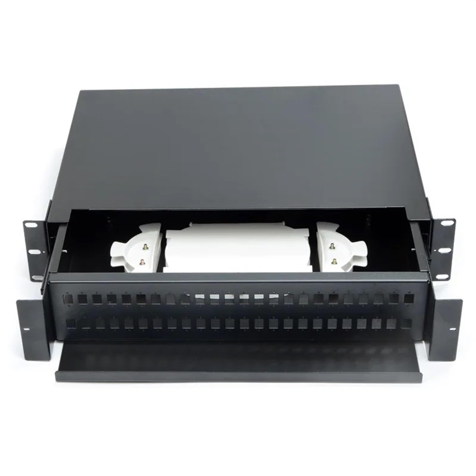 Panneau de Brassage de Fiber de boîte à bornes de Fiber Optique de 48 Ports SC FC LC Pigtail ODF 2U 48 multimode monomode(48 Core SC A SM)
