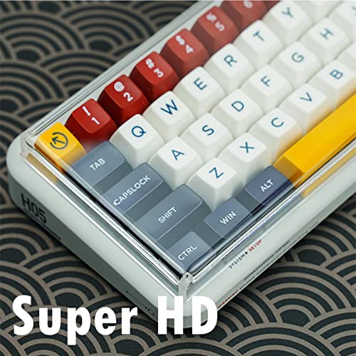 Protector de teclado acrílico de alta transparencia y diseño moderno universal 4