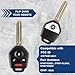 KeylessOption Key Fob Replacement for 2012 2013 2014 2015 2016 2017 2018 2019 Subaru Impreza WRX Forester XV Crosstrek Outback Legacy Keyless Entry Remote, 4-Button CWTWB1U811 4D82 Chip Blade