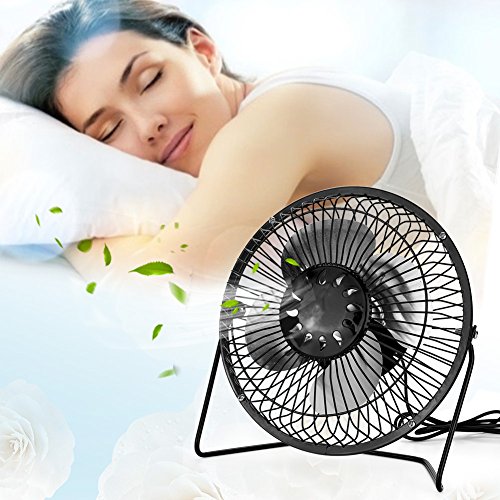 GOTOTOP USB Solar Panel Powered Mini Portable Fan for Cooling Ventilation Home Travelling Fishing Fans