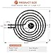 Beaquicy MP21YA Burner Surface Element 8 Inch 5 Turns,Suitable for Whirlpool Maytag Kenmore rp111pxsq1, kf330add1,xfc31050ab,rf264lxsb,etc.