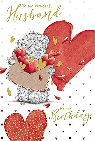 HUSBAND Me To You Bear Teddy BIRTHDAY Card