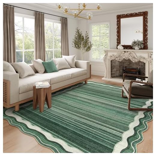 Lahome Green Rugs for Living Room