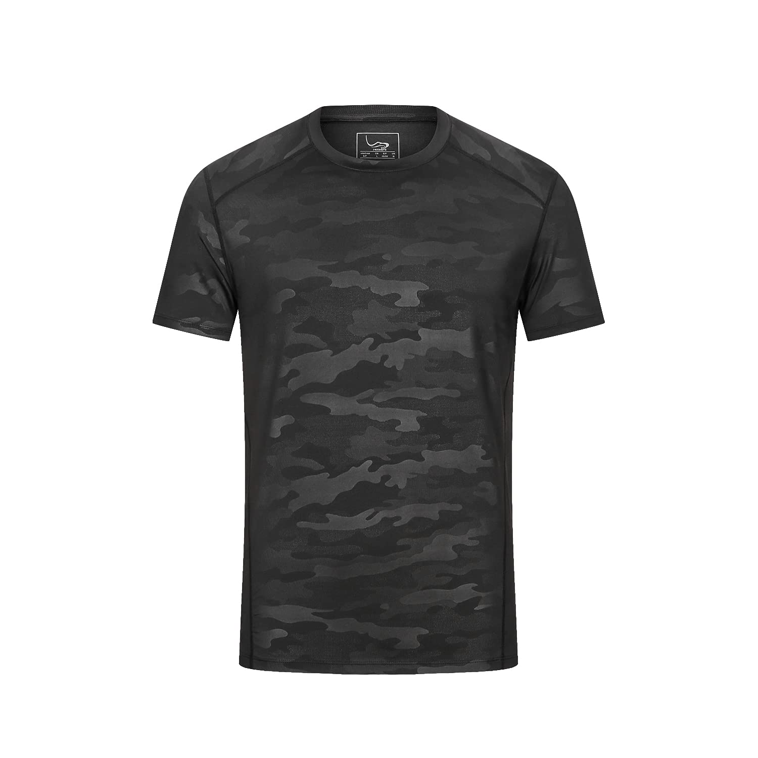 EAGEGOF Camisas de Hombre de Manga Corta Golf Polo T T-Shirt Tech Performance de Ajuste estándar Respirable