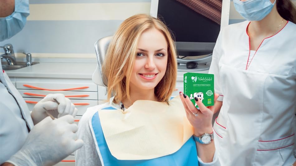 Miniatura 7 de Amazing Temporary Tooth Kit de repuesto para reparación dental temporal (sombra natural)