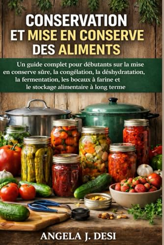 CONSERVATION ET MISE EN CONSERVE DES ALIMENTS: Un guide complet pour débutants sur la mise en conserve sûre, la congélation, la déshydratation, la ... et...