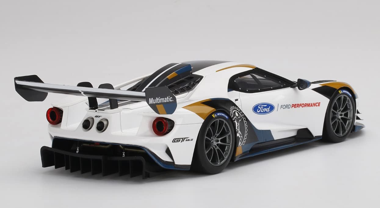 TOP SPEED- Coche en Miniatura de colección, TS0265, White/Blue