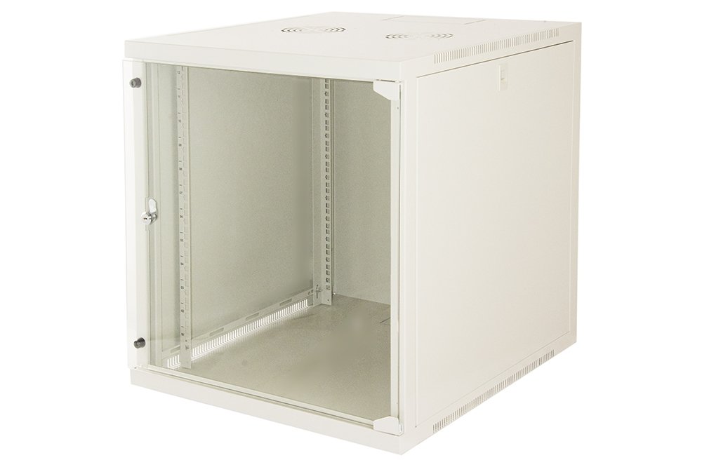 Link LK1912U66G Armadio Rack 19" 12 Unità da Muro 620X 540 X Profondità 600 mm, Grigio Chiaro