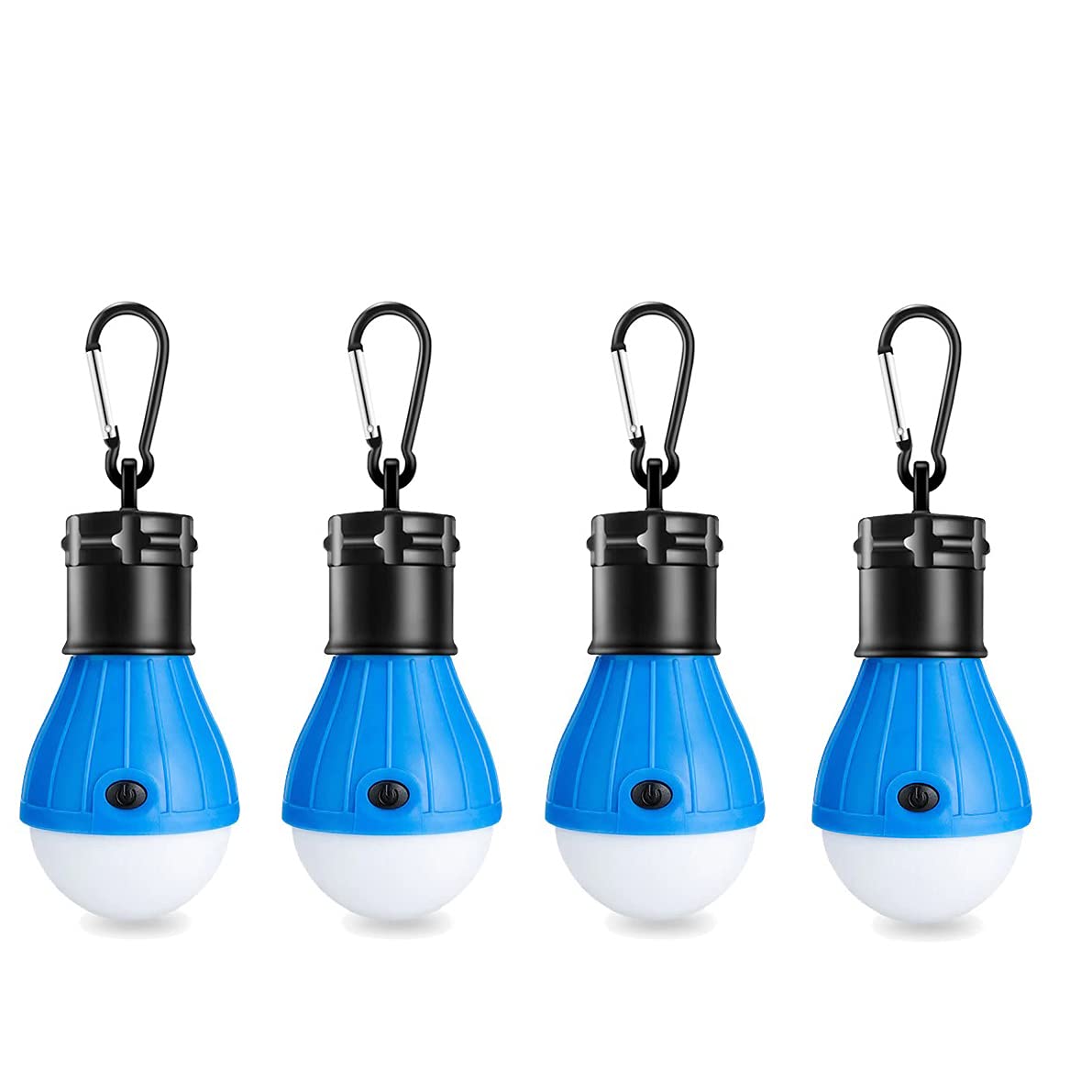 Meetoz Blue Led Camping Light, Portable Led Tent Lights Lantern Backpacking Camping Hiking Fishing Emergency Light Battery Powered Lamp, Battery Powered For Power Outage (Blue)