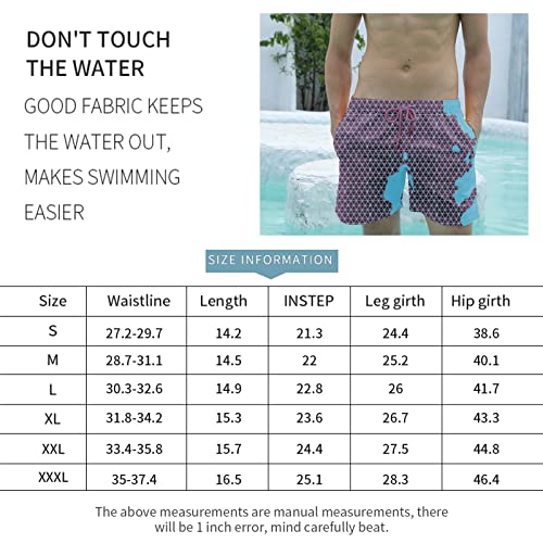 Color Changing Swim Trunks For Men, Novelty Fun Color Changing Shorts For Pool Party Surfing Beach Rafting (S, Green To Blue) #TOP5