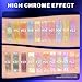 CHARMACY Multichrome Glitter Liquid Eyeshadow, Chameleon Shifting Color, Holographic Metallic Eyeshadow, Long-Lasting Wear, Vegan Eye Topper for Party, Daily Makeup #08