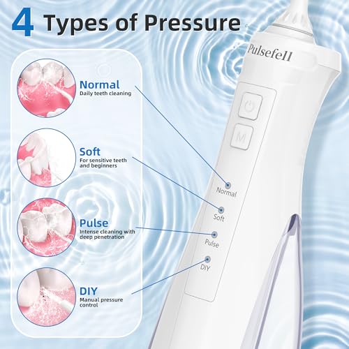 Jet dentaire hydropulseur portable pour gencives sensibles et soins - 3