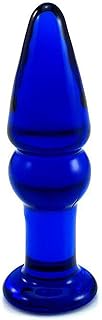 Glass Bubble Plug, Colbalt Blue