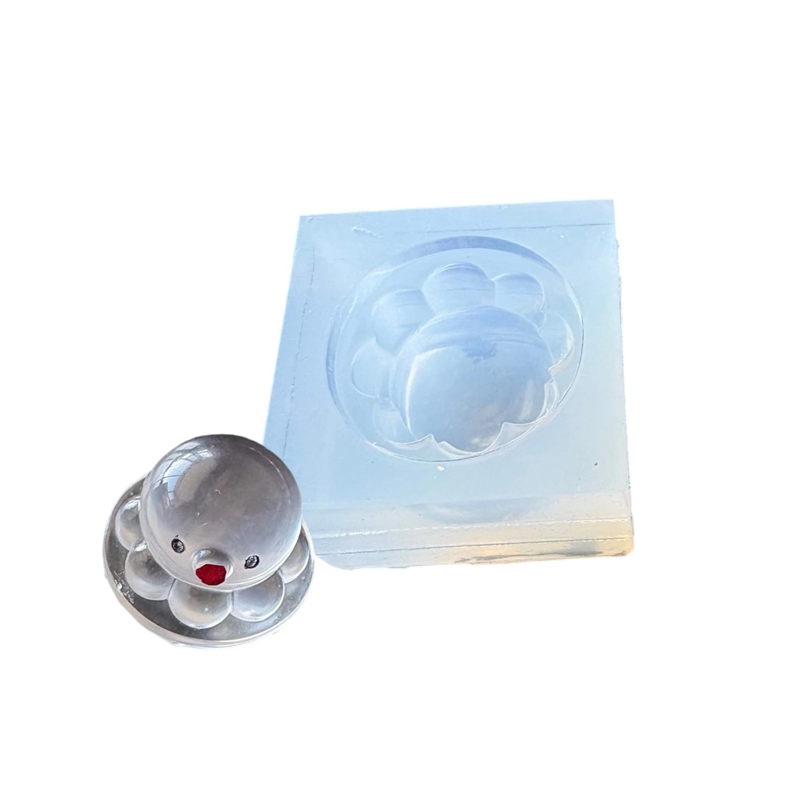 NEWFT Flexible Silicone Mold for Animal Art and Crafts Epoxy Resin Mould for Artistic Creations Jewelry Making Tool
